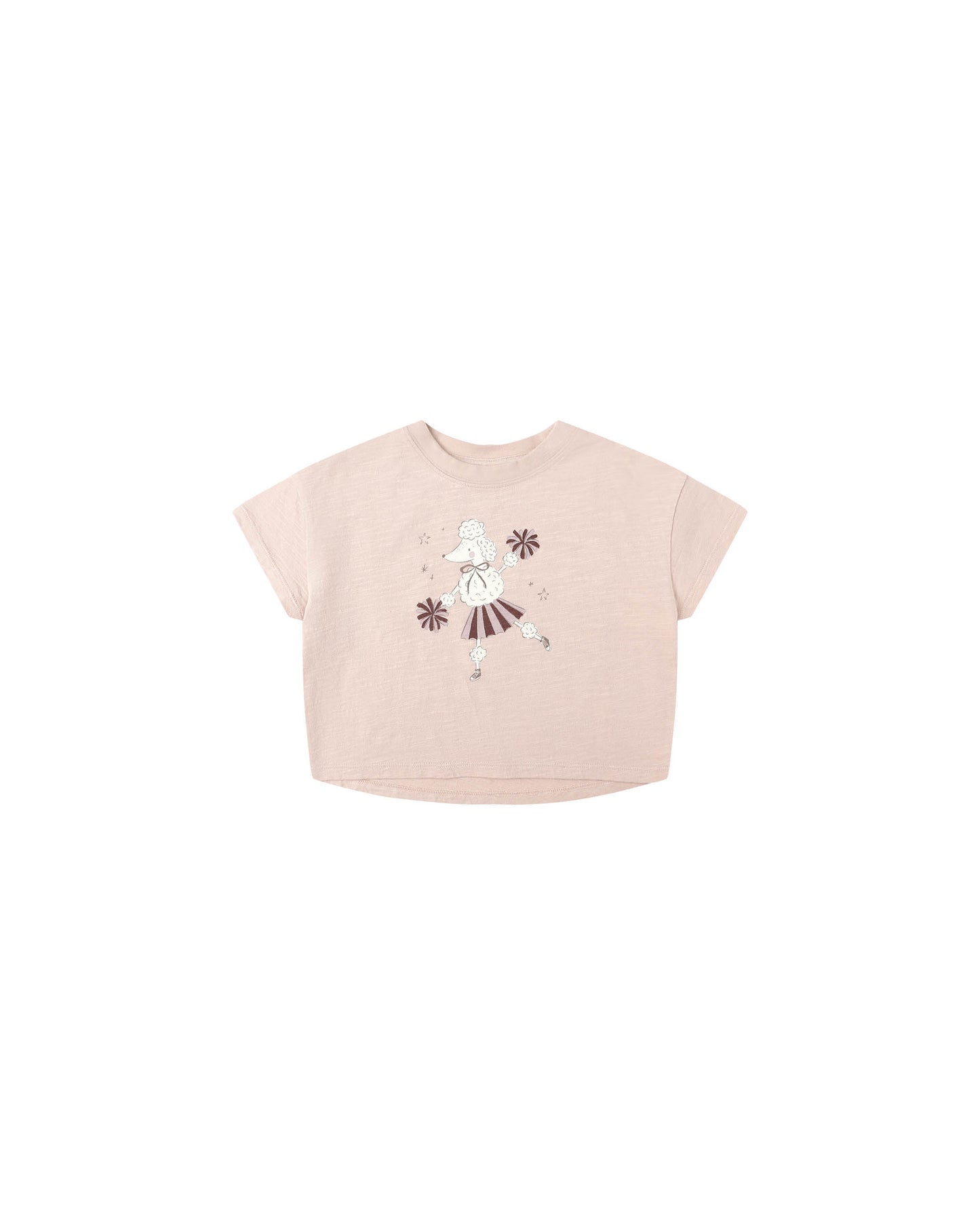 poodle boxy tee