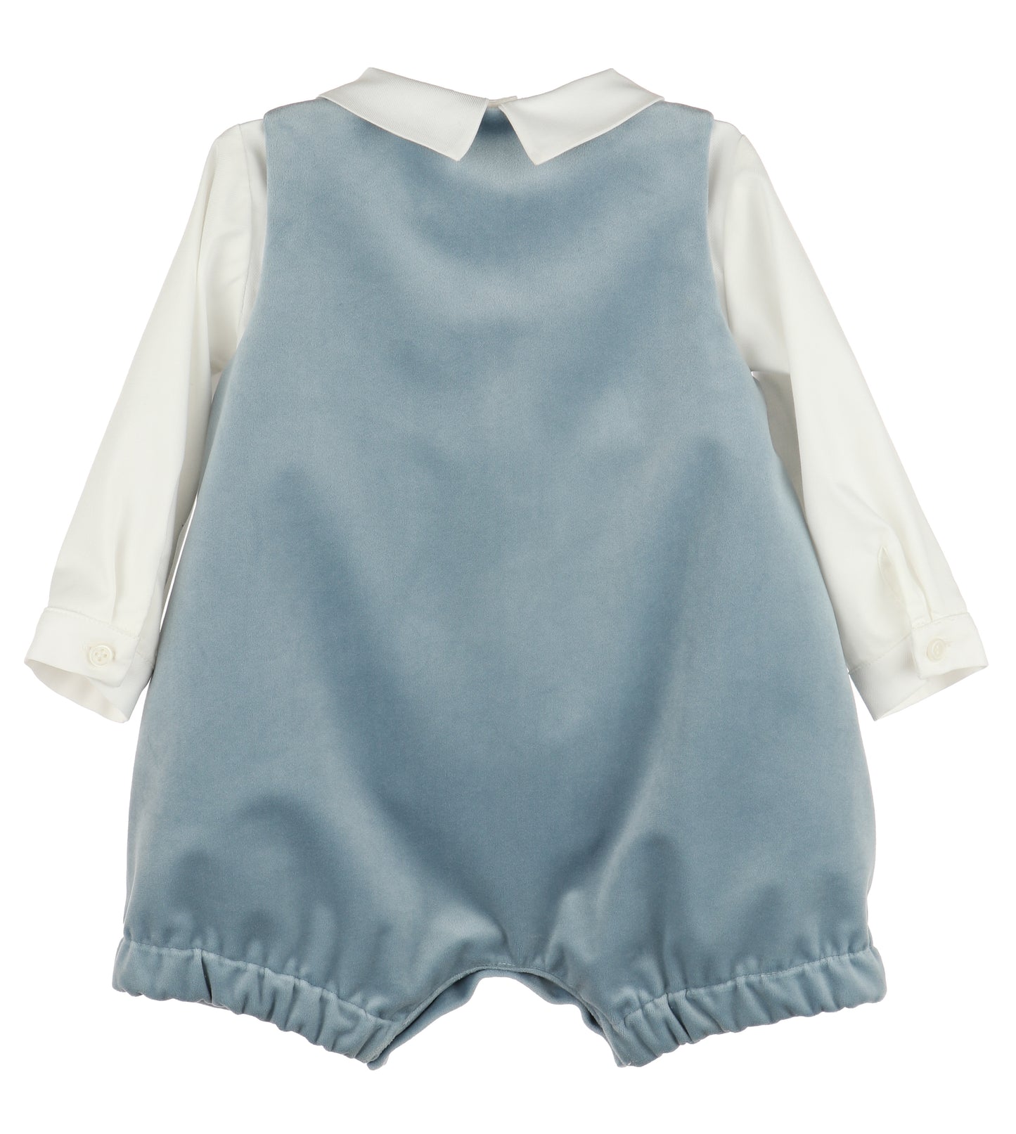 deluxe velvet boy romper