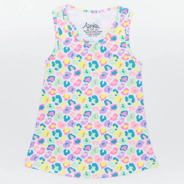 Racer Back Leopard Tank | 2-6