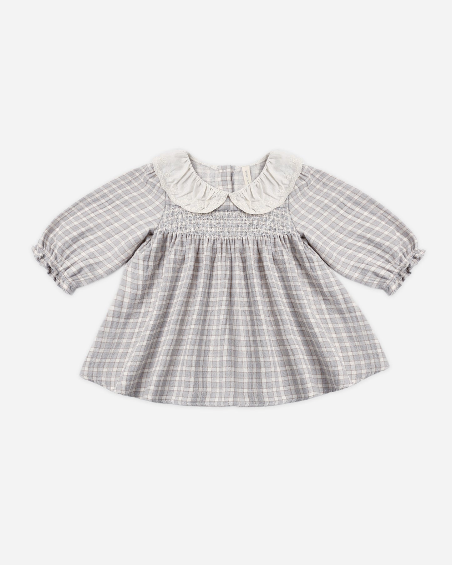 Callie dress - 3-6 - blue gingham