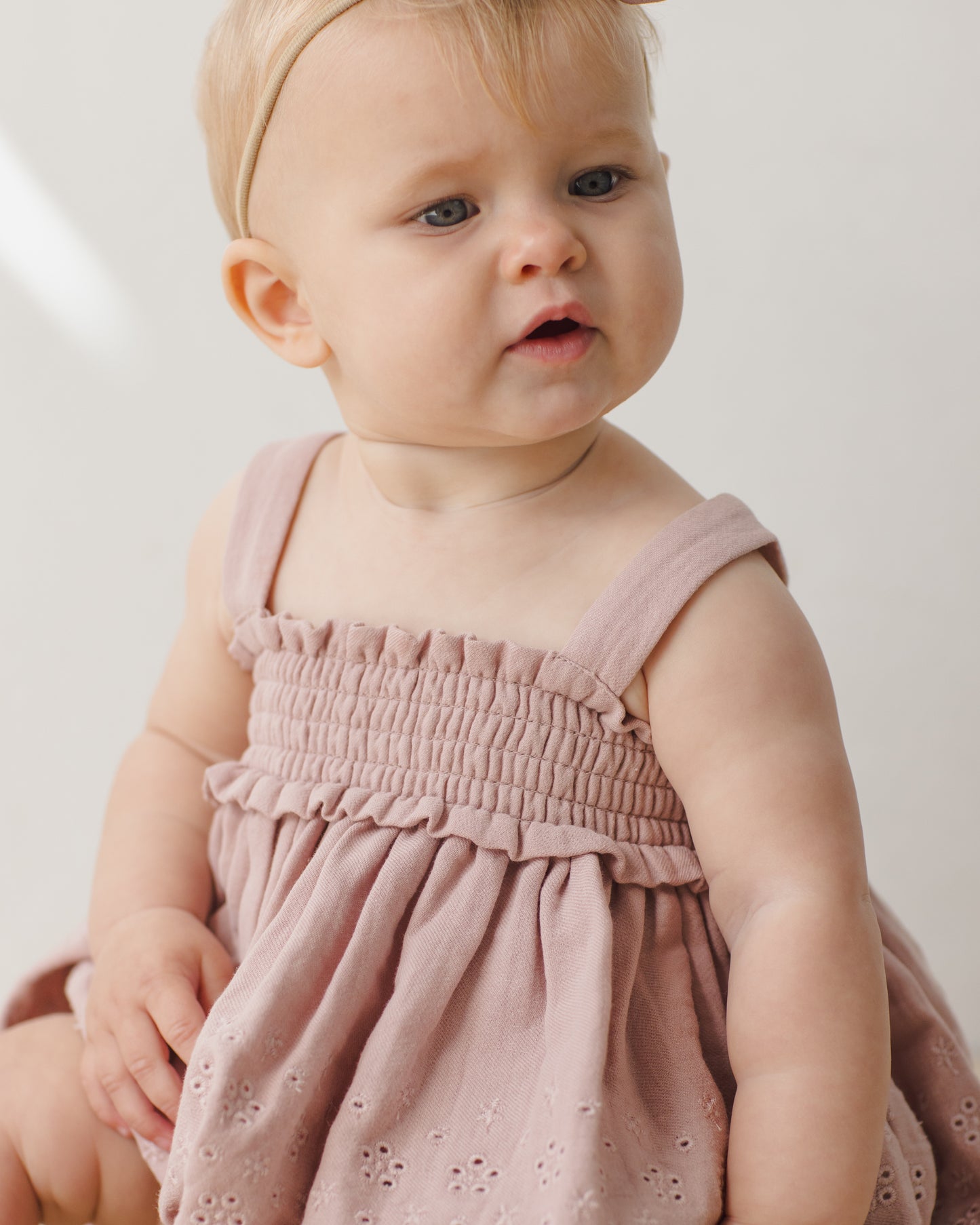 Mae Smocked Top Bloomer Set