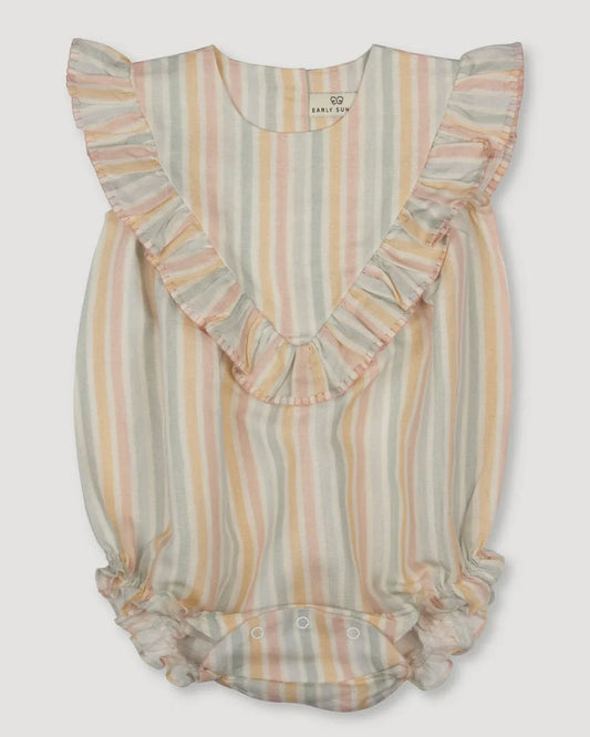 Lucy - Summer Stripe Bubble | Infant