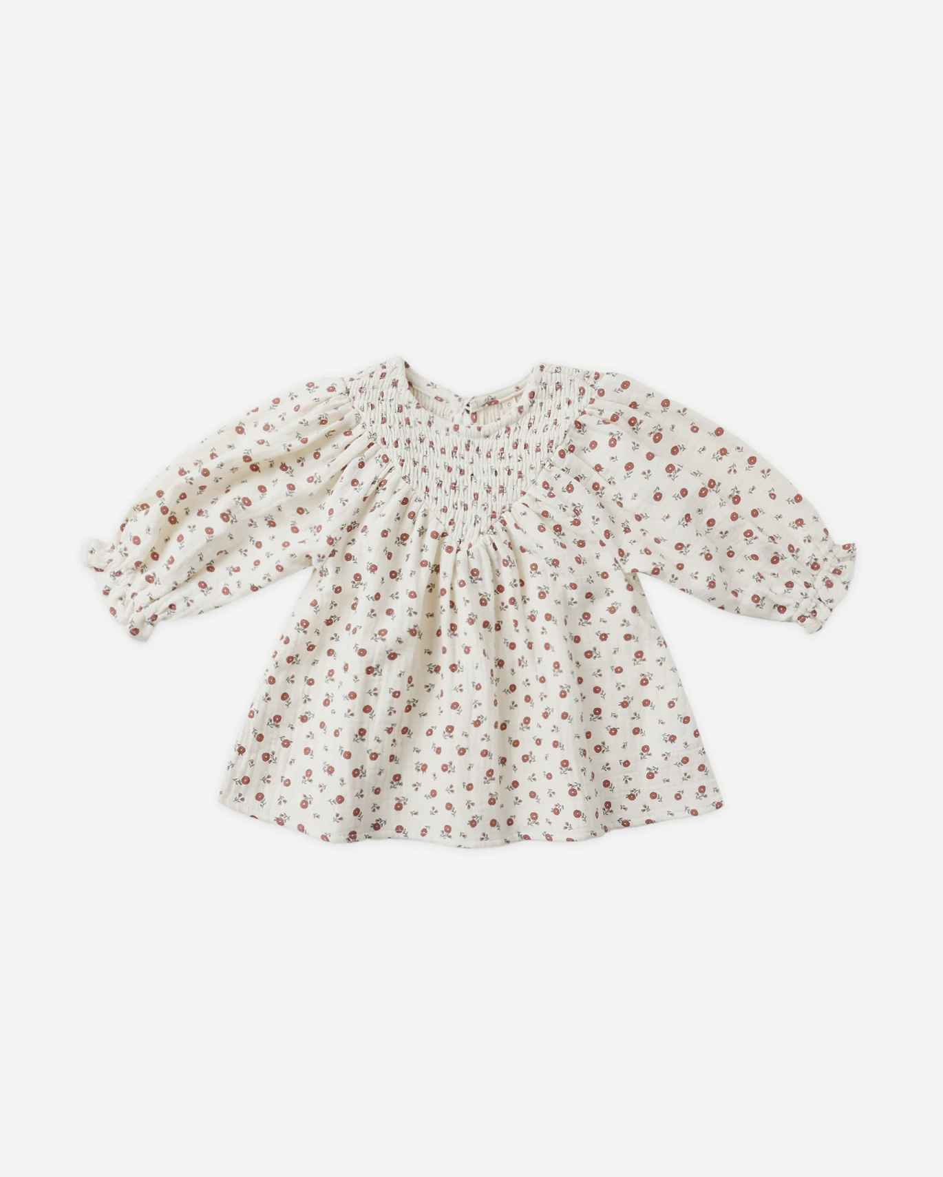 V smocked dress