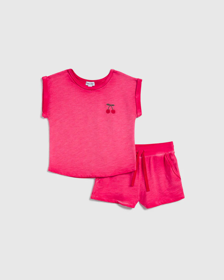 Vintage Cherry Tee Set