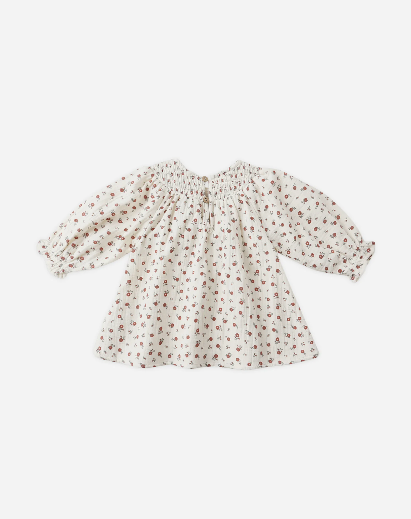 V smocked dress