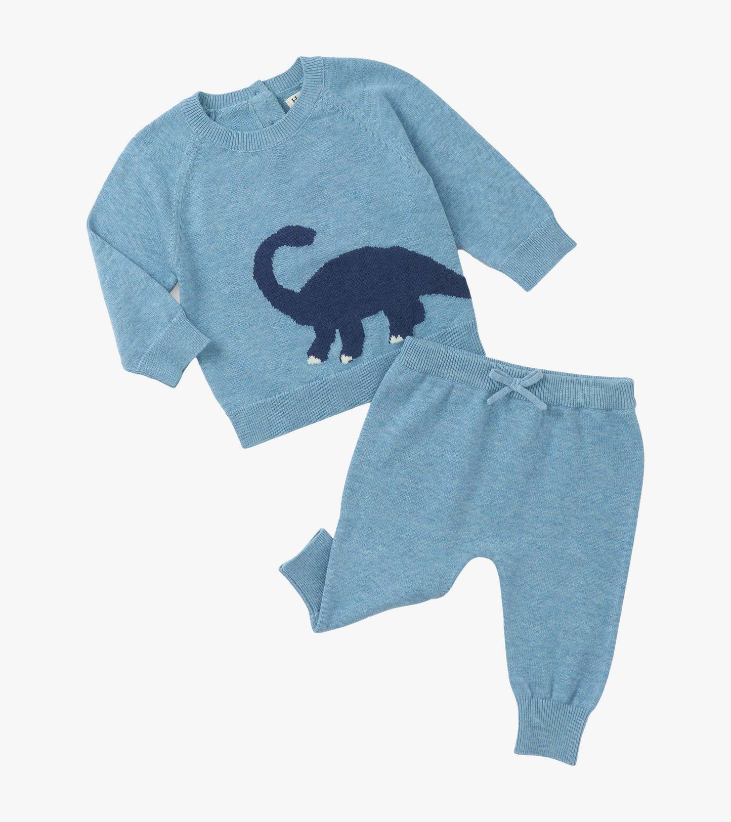 Dinosaur pull on sweater set