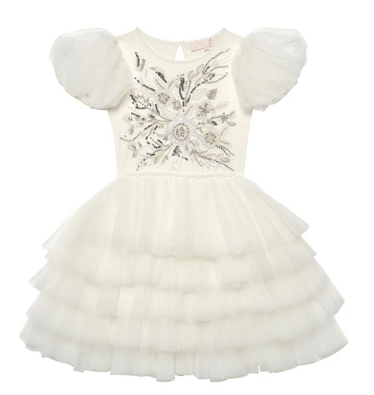 tdm9714 white orchid tutu dress