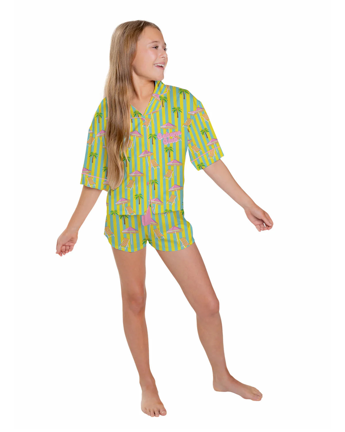 Silky Short Sleeve Shorts Set