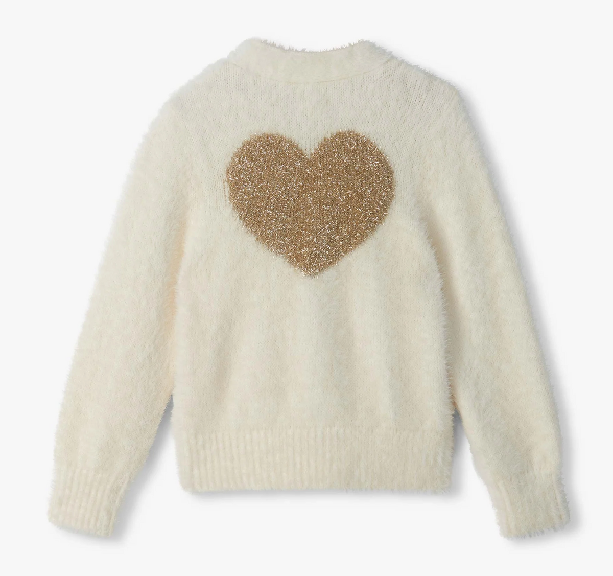 fuzzy cardigan