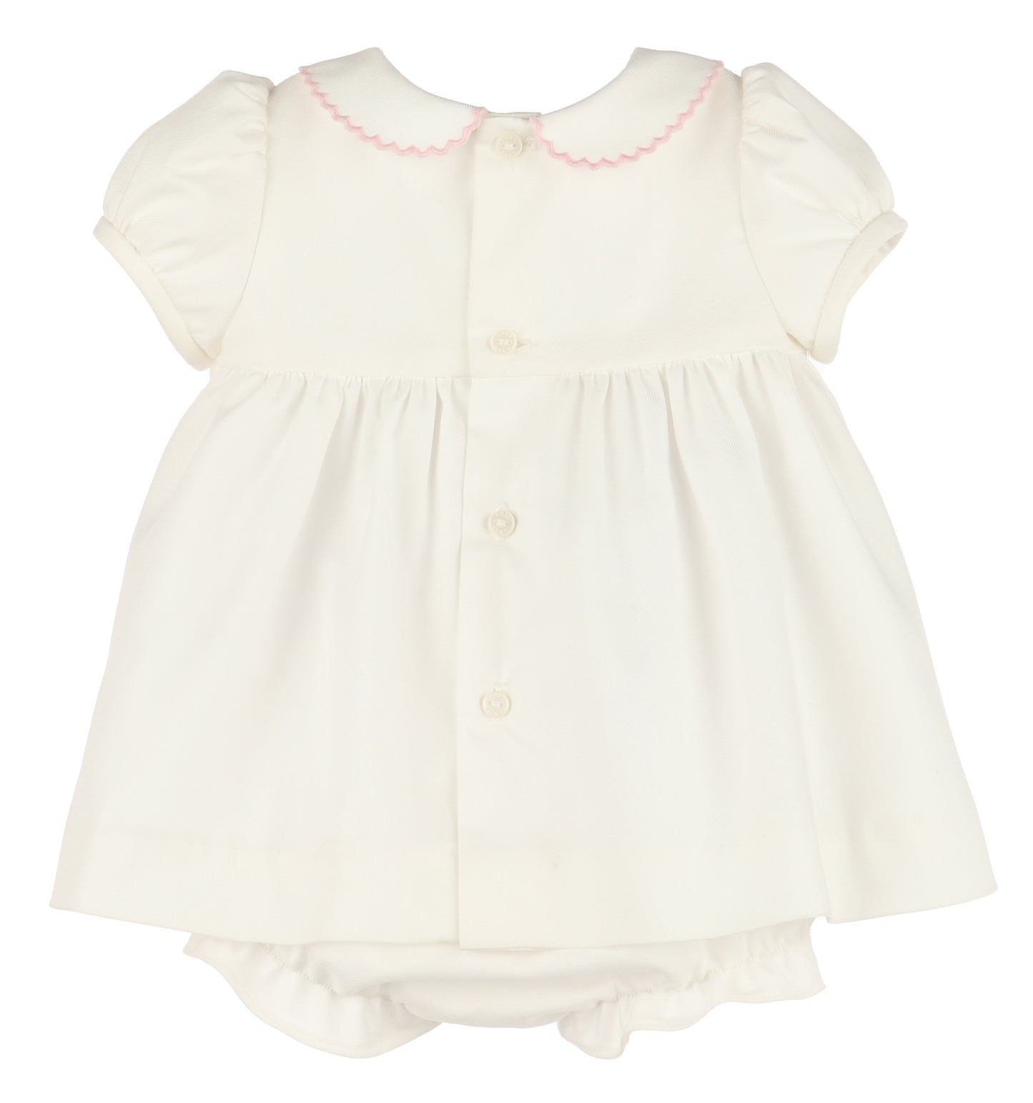 honeycomb smock dress