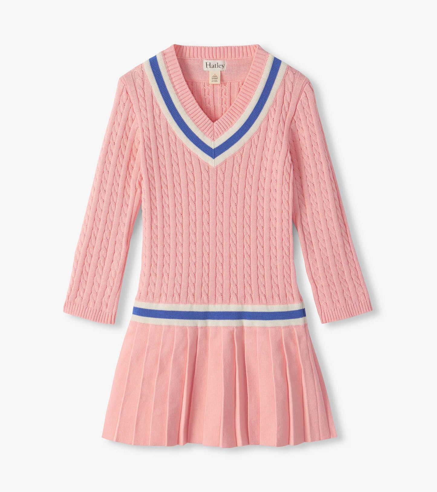 pleated cable dress