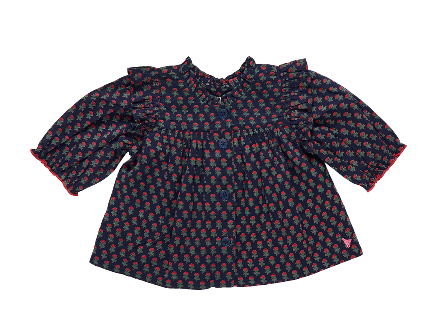 girls kalani button up top