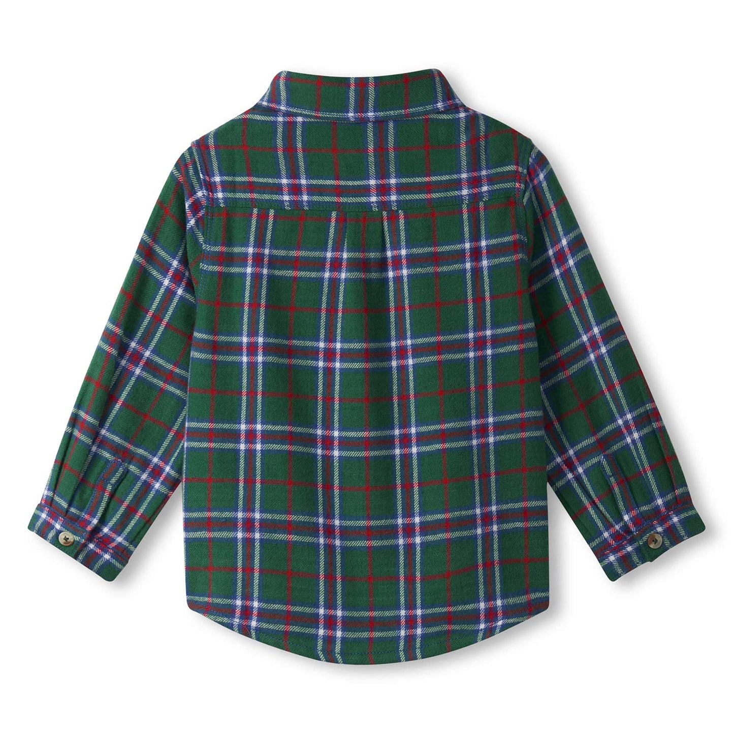 holiday plaid button down shirt