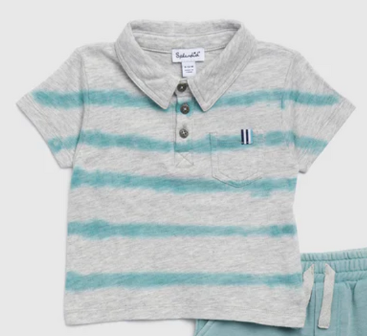RNO3193SE Striped Onesie