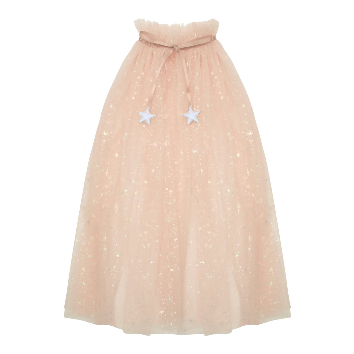 shimmer princess tulle cape