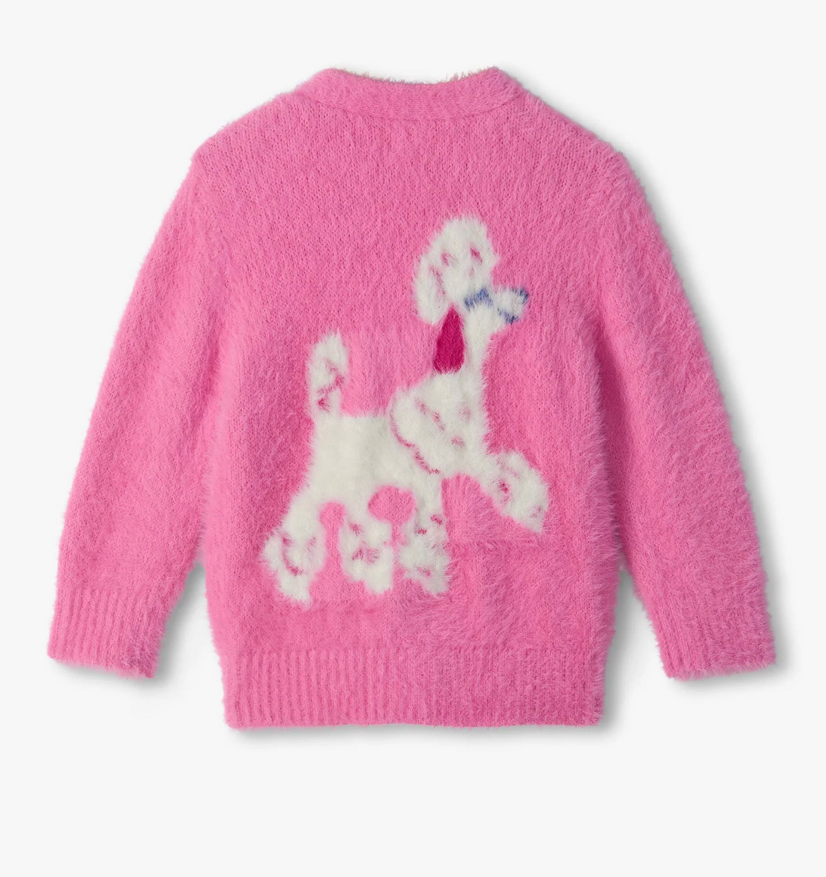 fuzzy cardigan