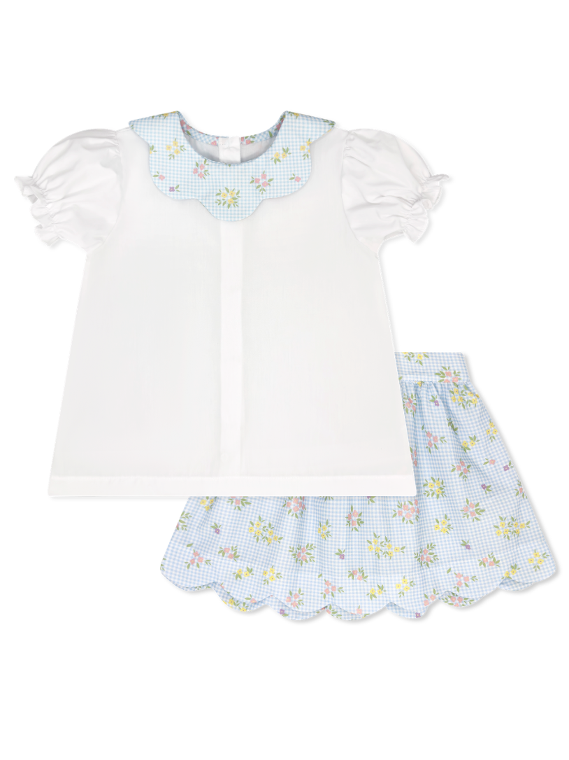 Susie Scallop Skirt Set