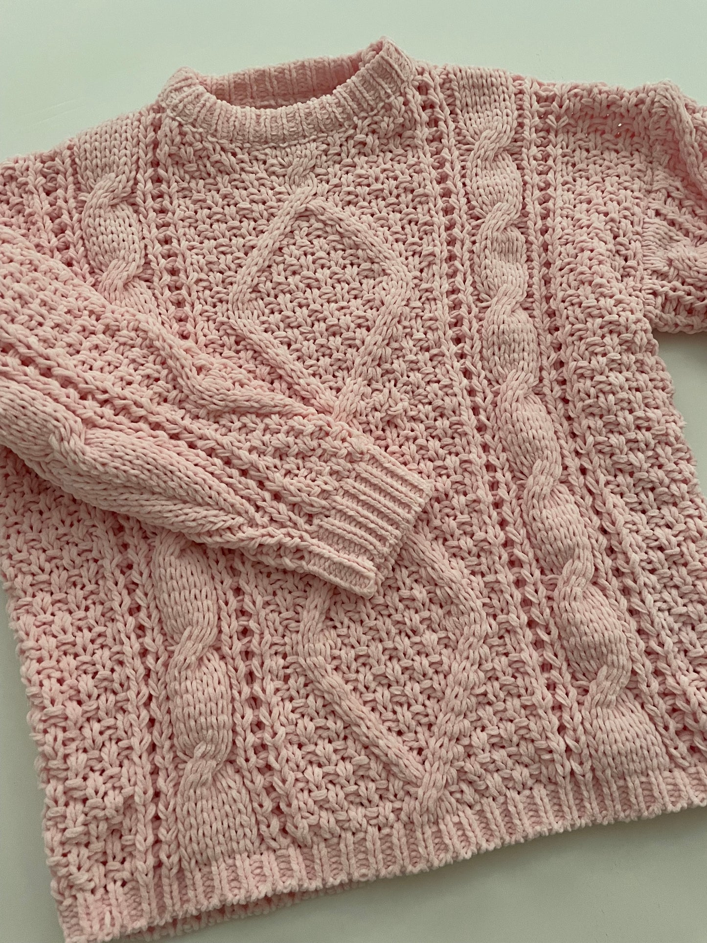 cable knit sweater
