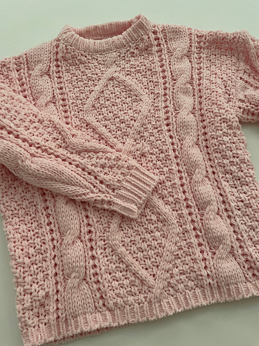 cable knit sweater