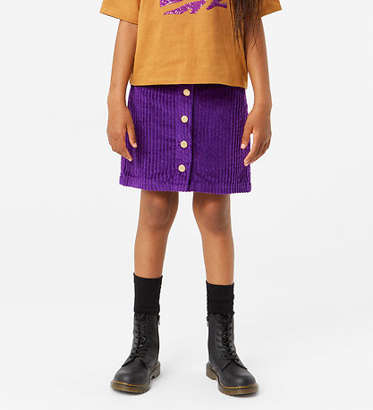 Girls Bera Skirt in Purple Corduroy | 2-6