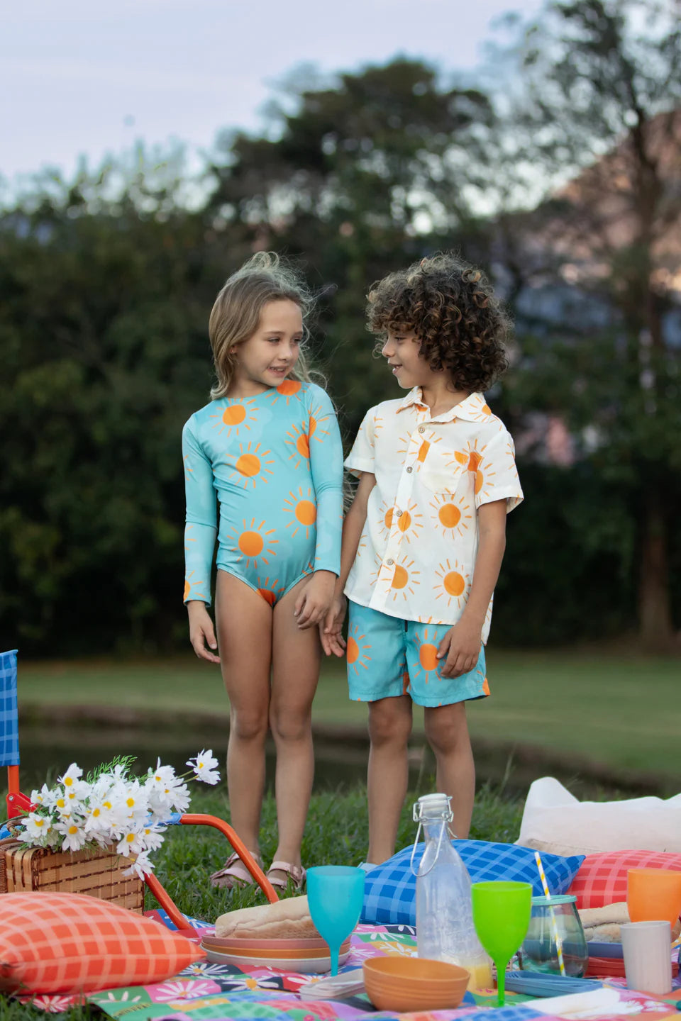 Boys Swimshorts - Sol Solecito Azul