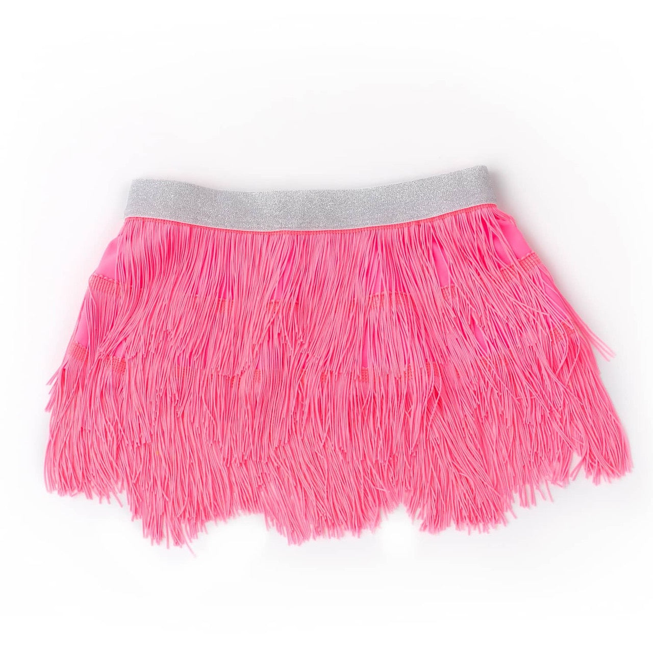 Hot Pink Fringe Skirt | 2-6
