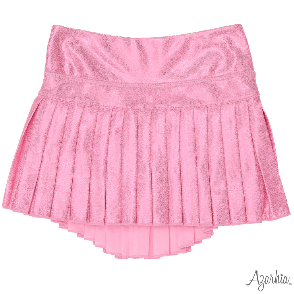 Mini Pleated Shimmer Skort