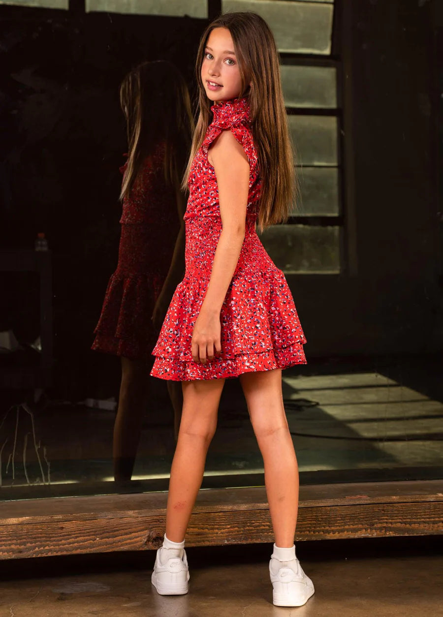 Girls Red Selena Dress | 7-16