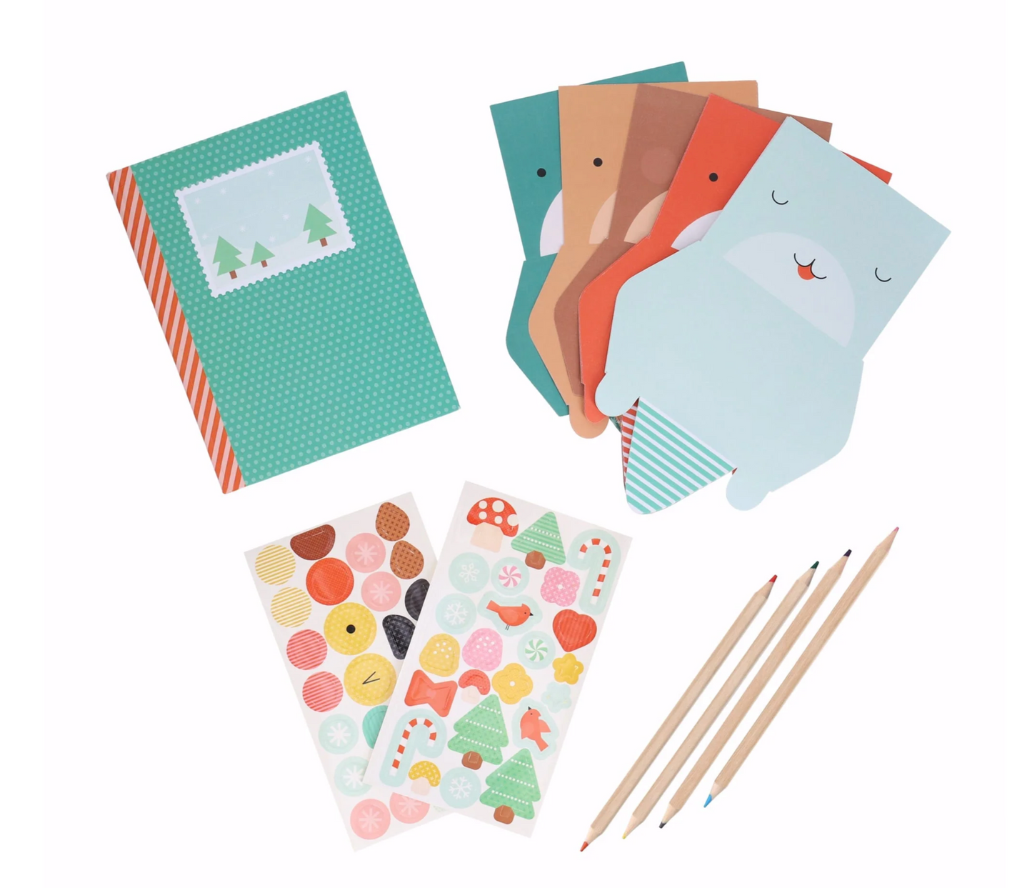 Craft Kit Festive Pals Stationery