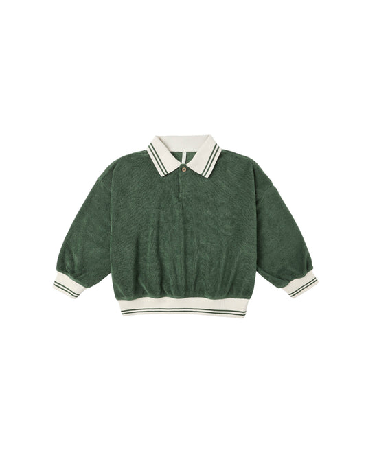 collared sweatshirt