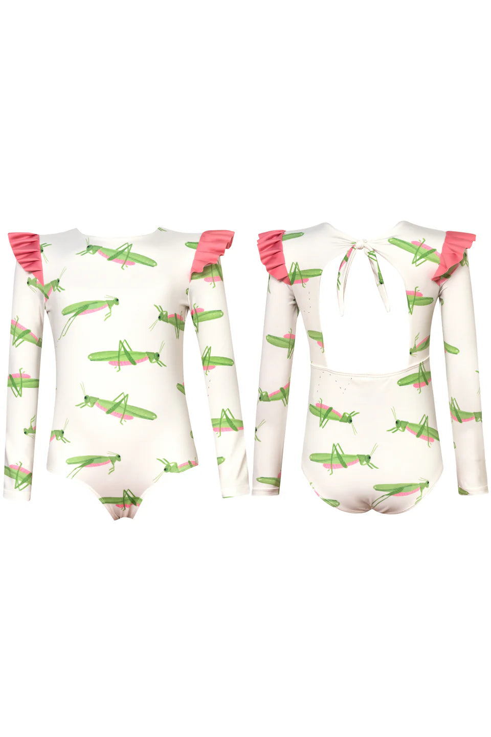 Girls Wings Longsleeve Swimsuit | 2-6