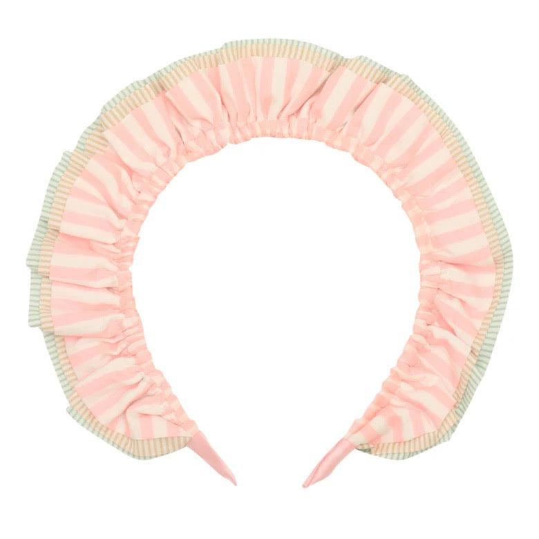Stripe Ruffle Alice Headband