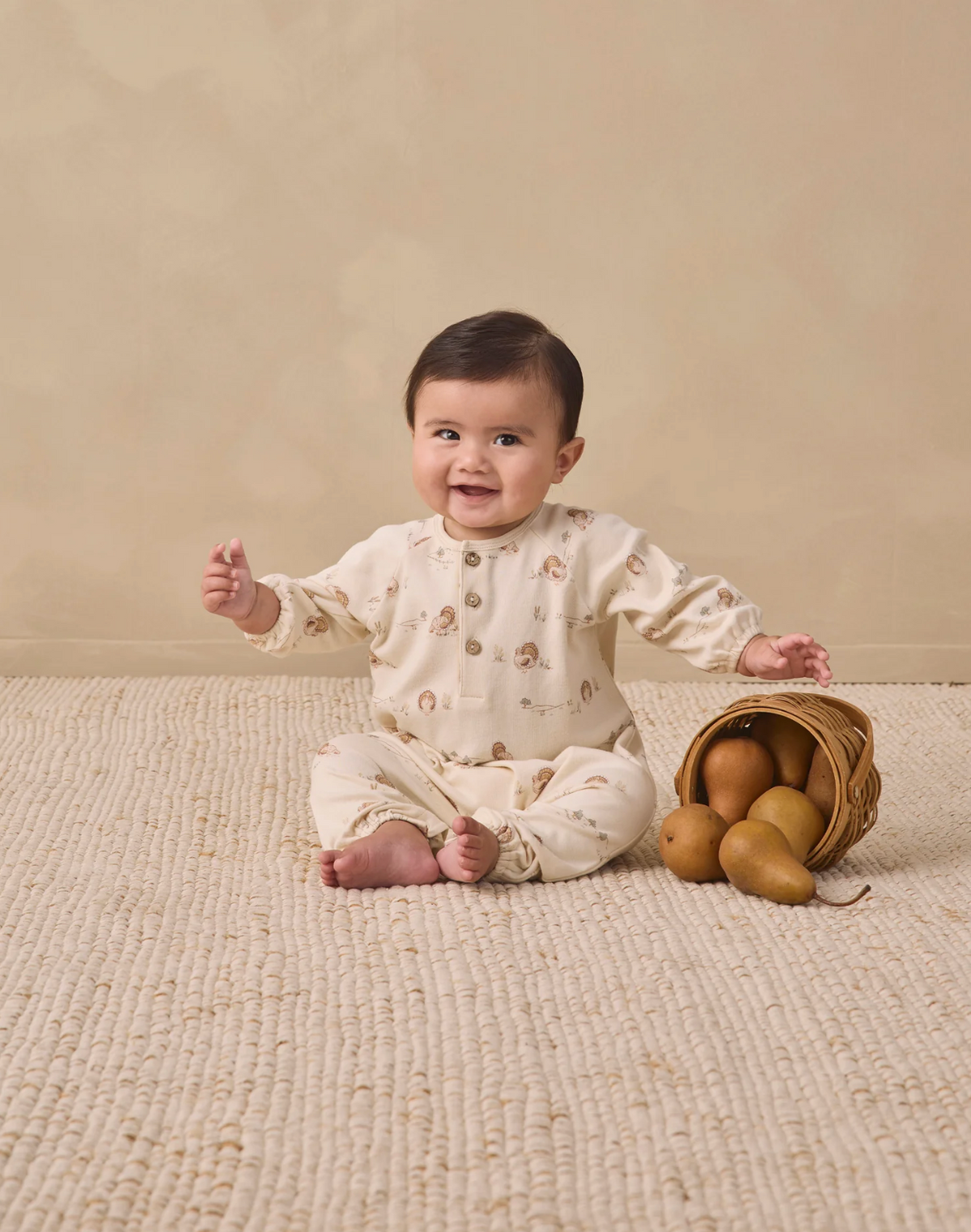 henley bubble jumpsuit
