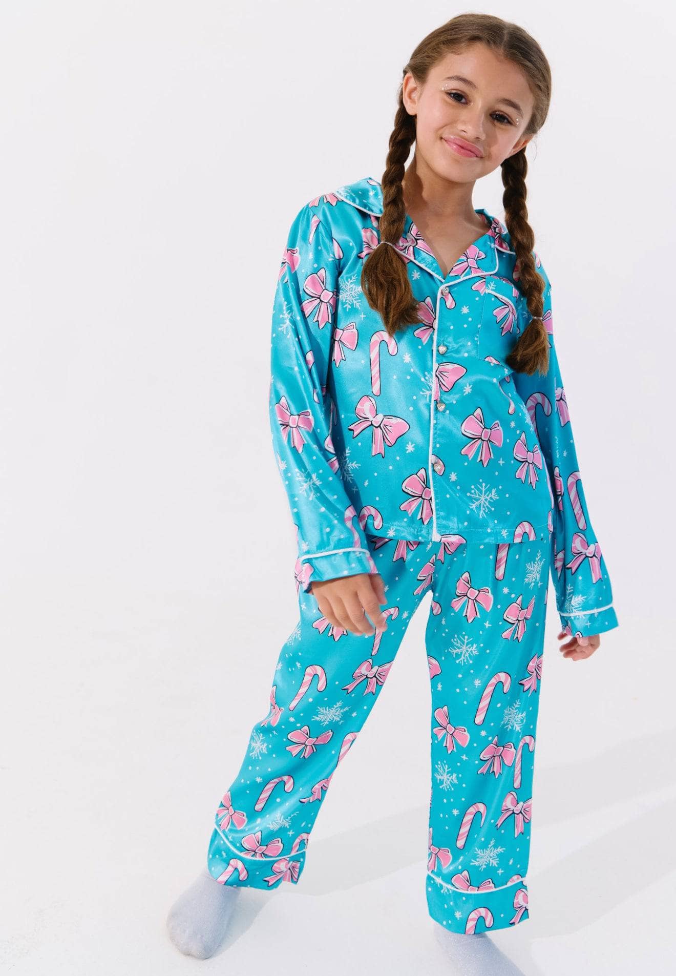candy cane silky set