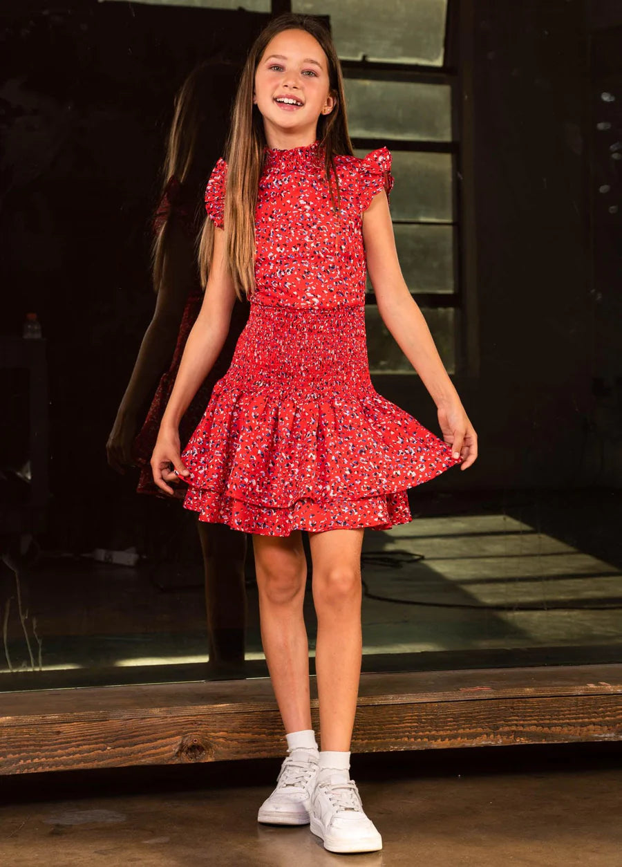 Girls Red Selena Dress | 7-16