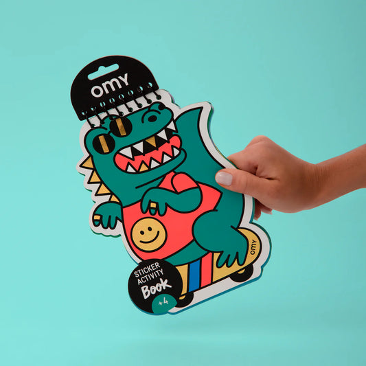 dino sticker book