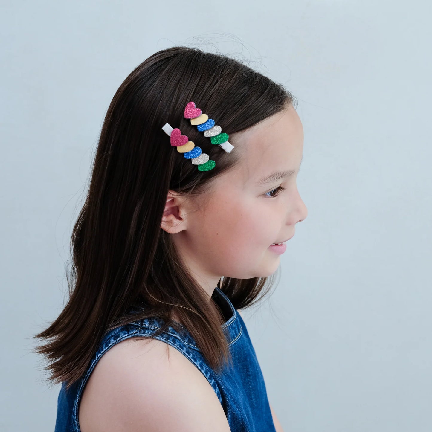 jazzy layered hearts clips