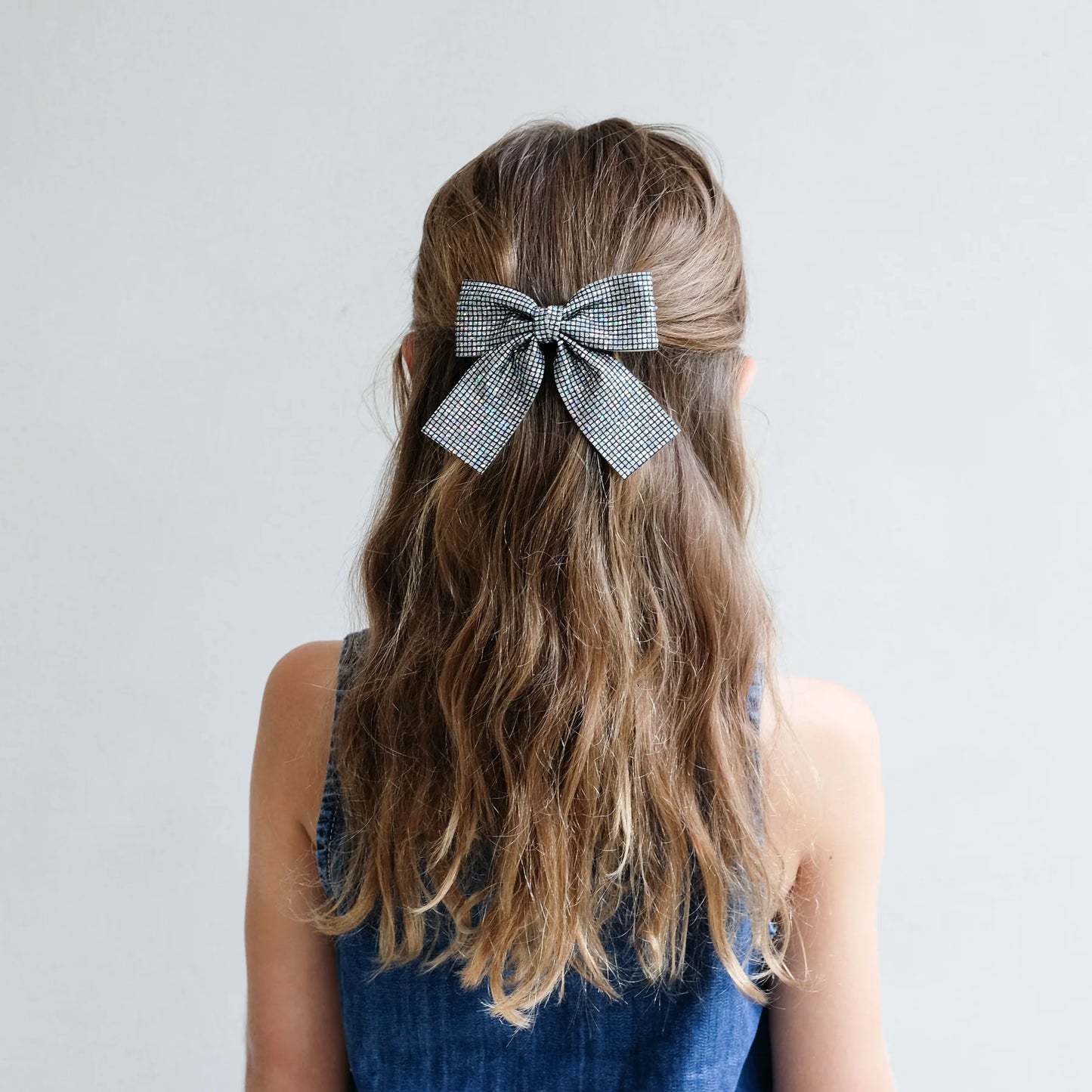 disco ball oversized bow