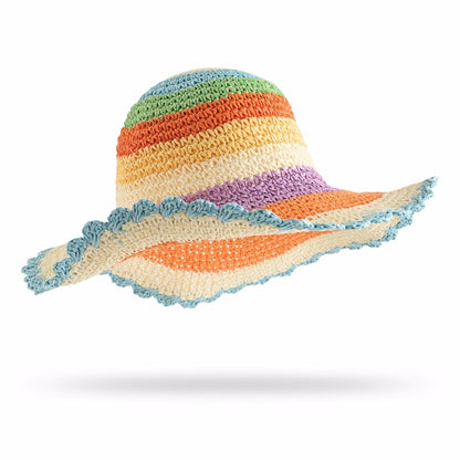Scallop Straw Jr. Hat