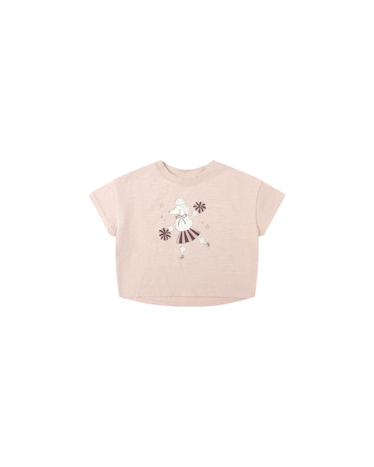 poodle boxy tee