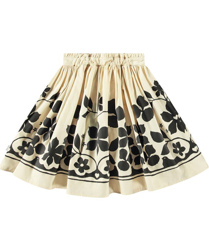 Girls Bev Skirt Beige and Black | 7-16