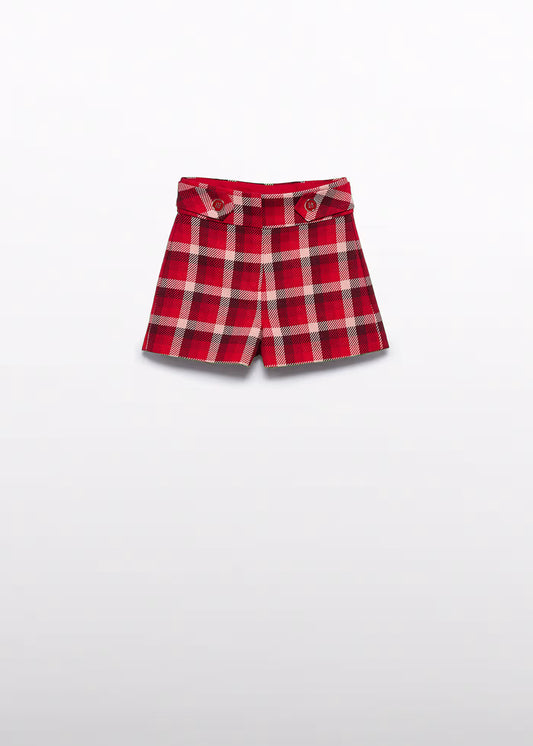 plaid shorts