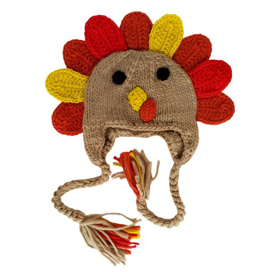 Turkey Earflap Beanie Hat