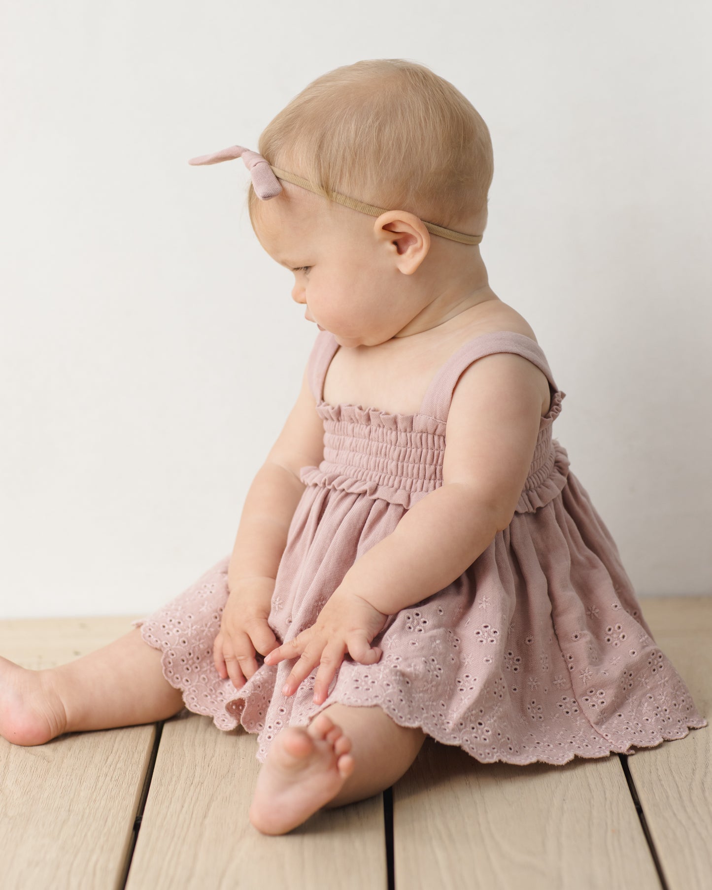 Mae Smocked Top Bloomer Set