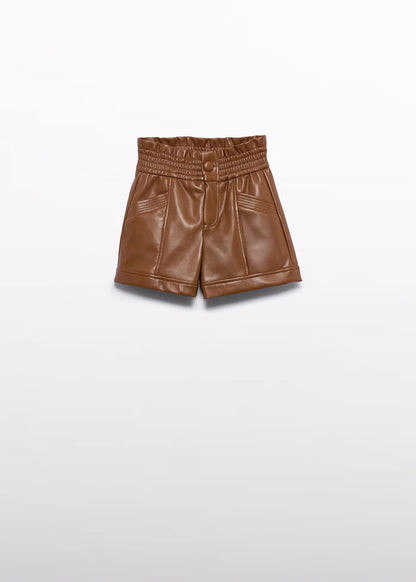 leathered short