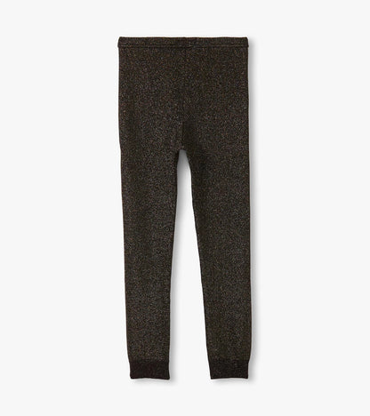 black glitter tights