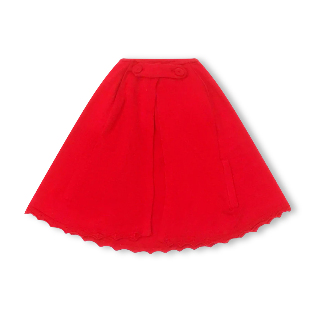 Girls Classic Cape - Ruby Red | 2-6