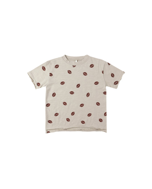 footballs raw edge tee