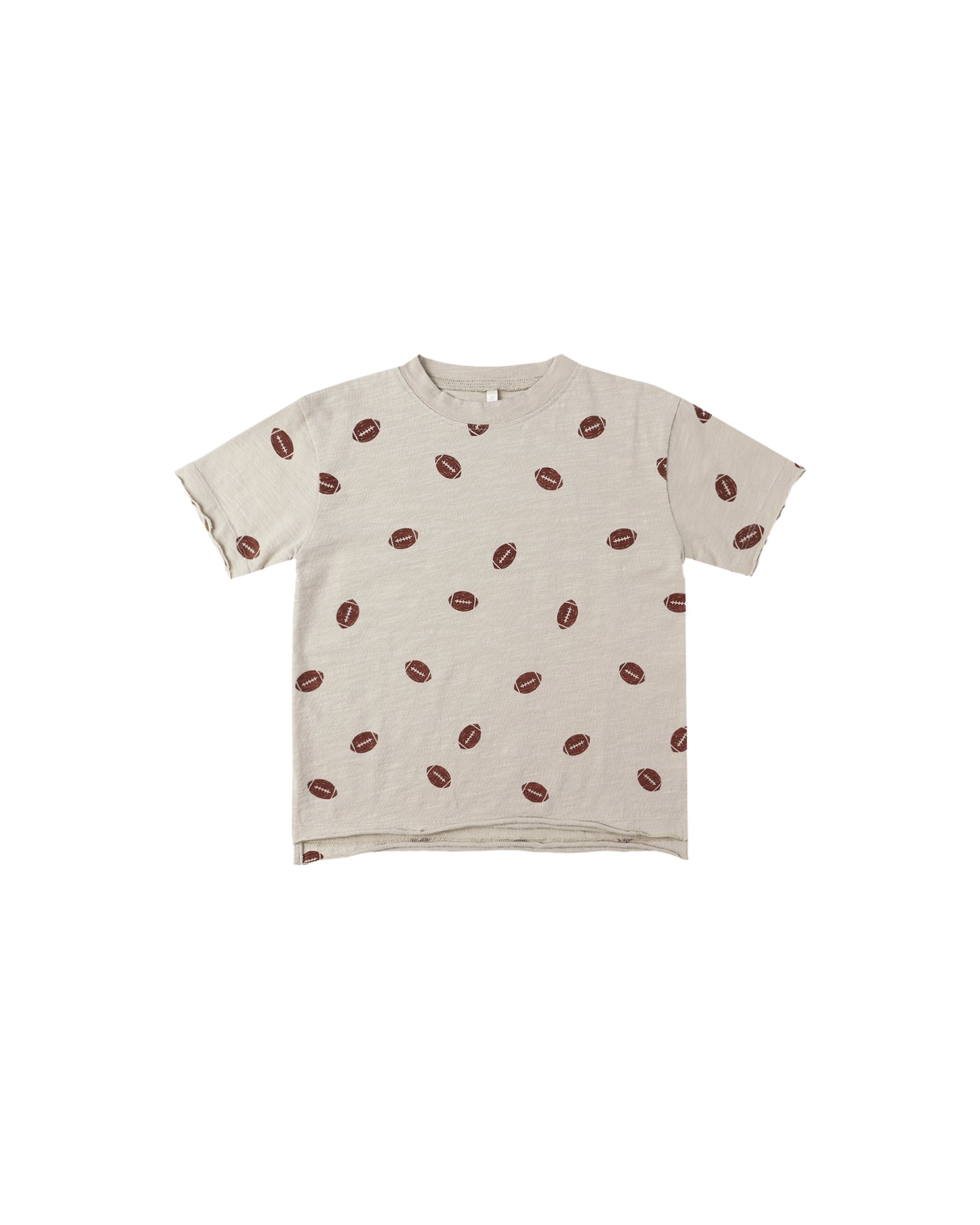 footballs raw edge tee