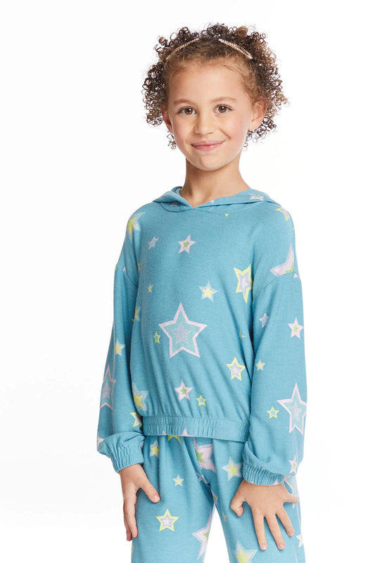 Girls Star Child Pullover Hoodie | 7-16